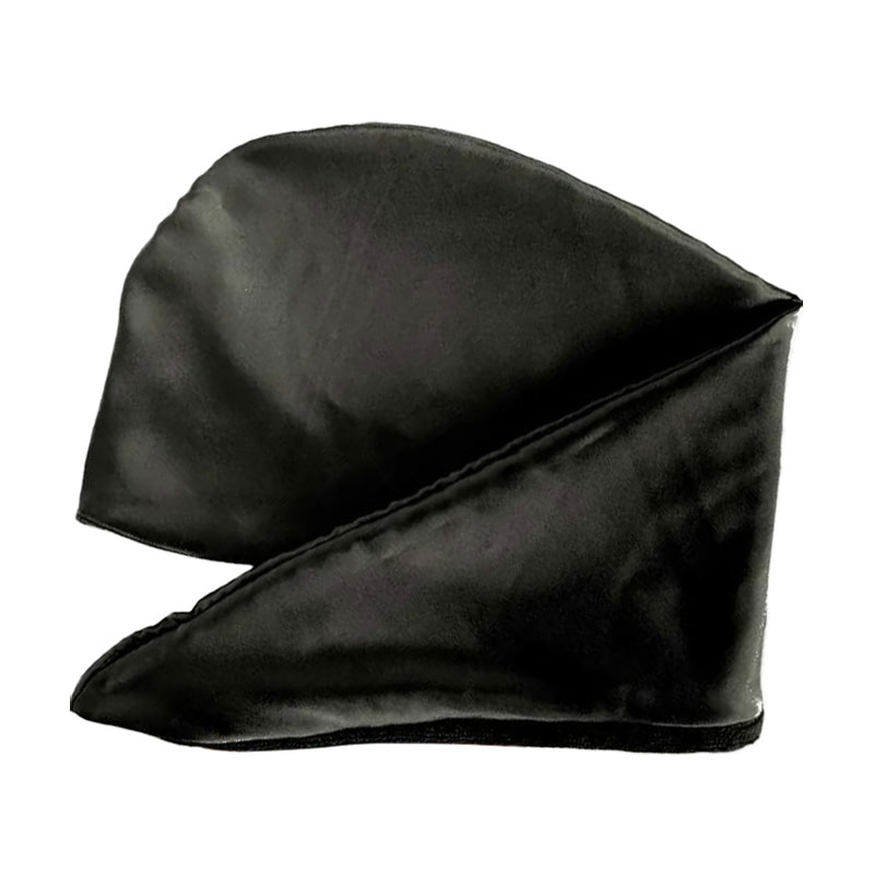 Двосторонній рушник-тюрбан LUM Turban чорний, 1 шт (lum009)